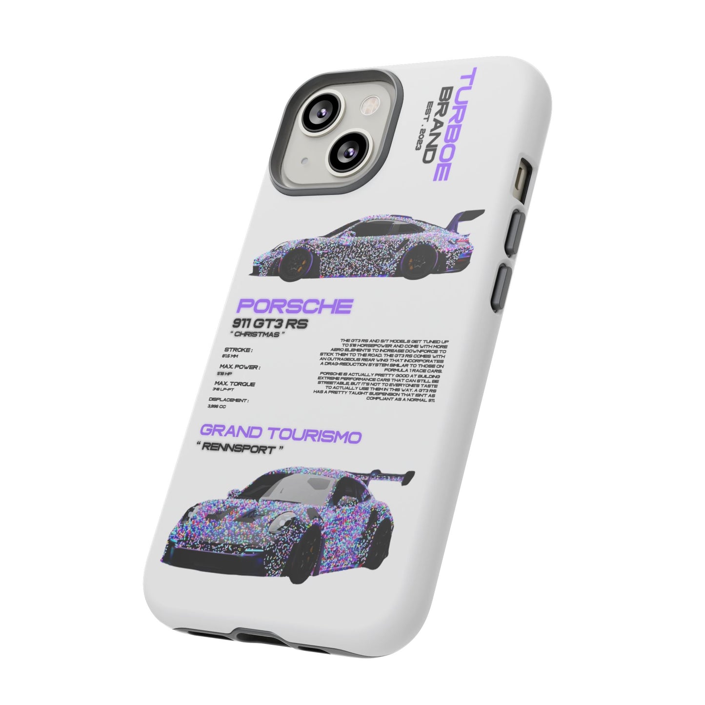CHRISTMAS PORSCHE GT3 RS PHONE CASES