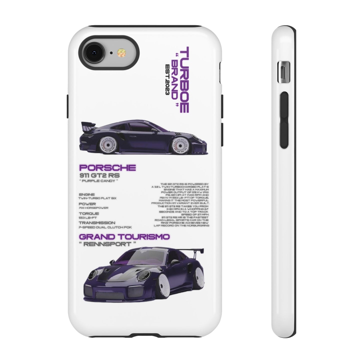 TURBOE PORSCHE GT2 RS PHONE CASES