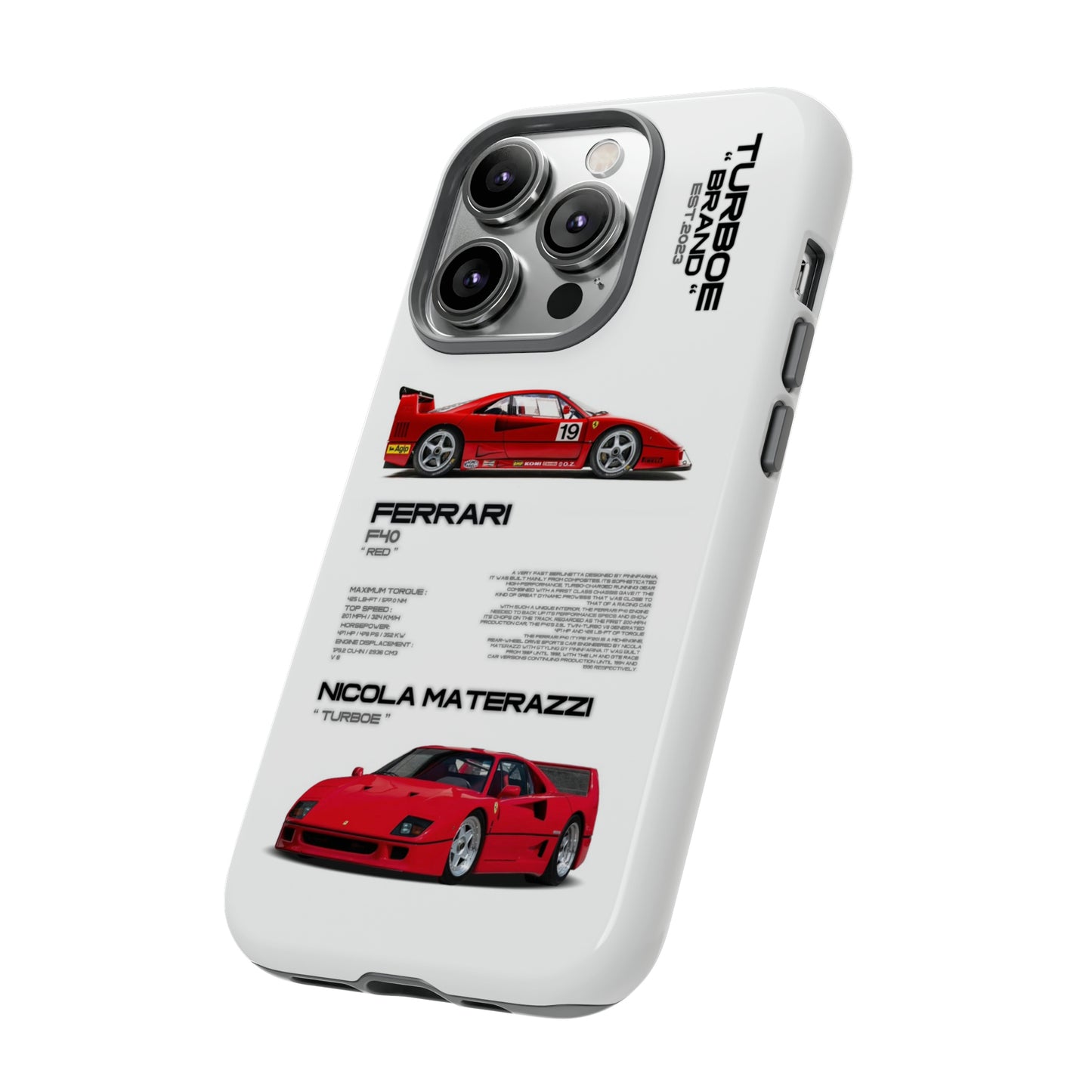 TURBOE FERRARI F40 PHONE CASES