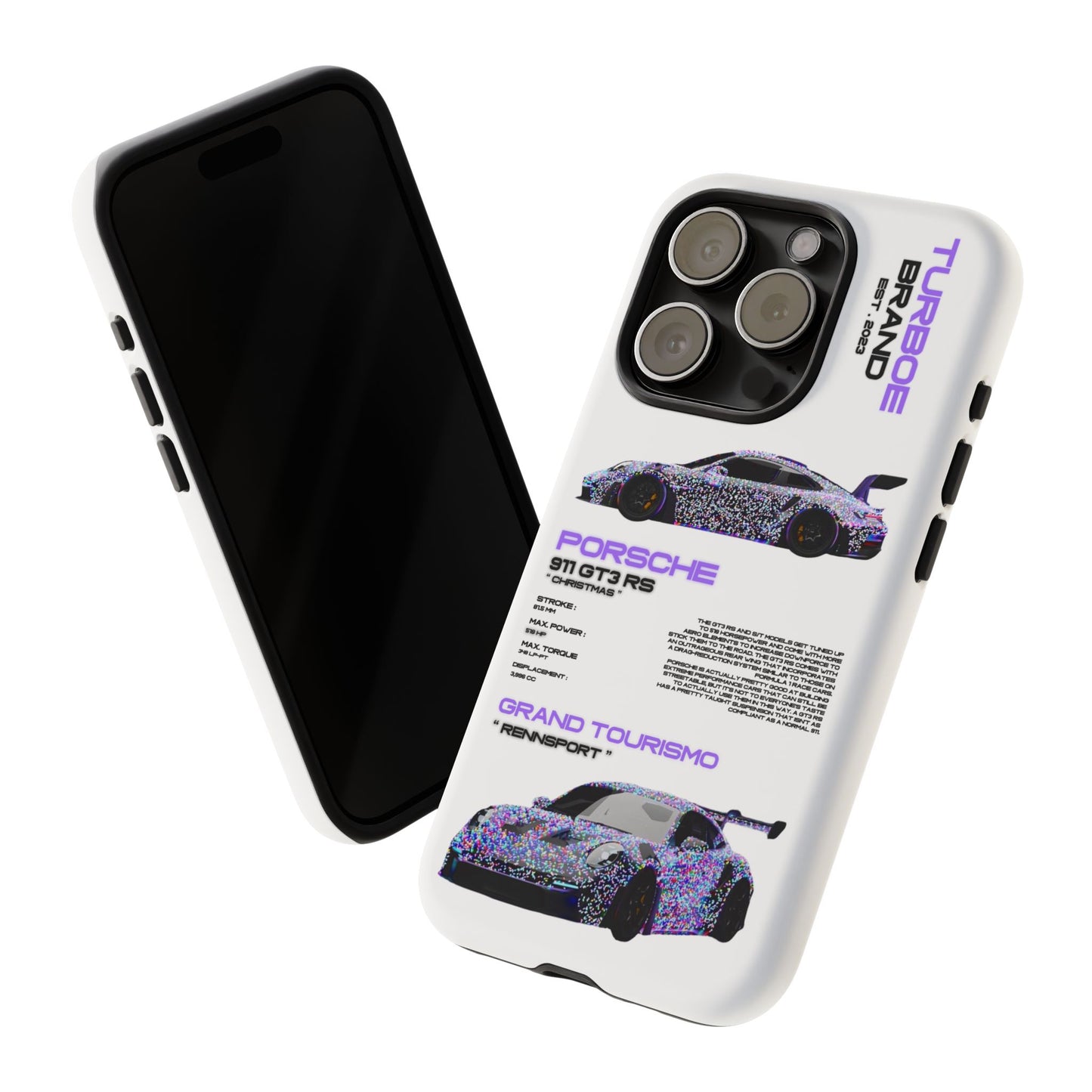 CHRISTMAS PORSCHE GT3 RS PHONE CASES